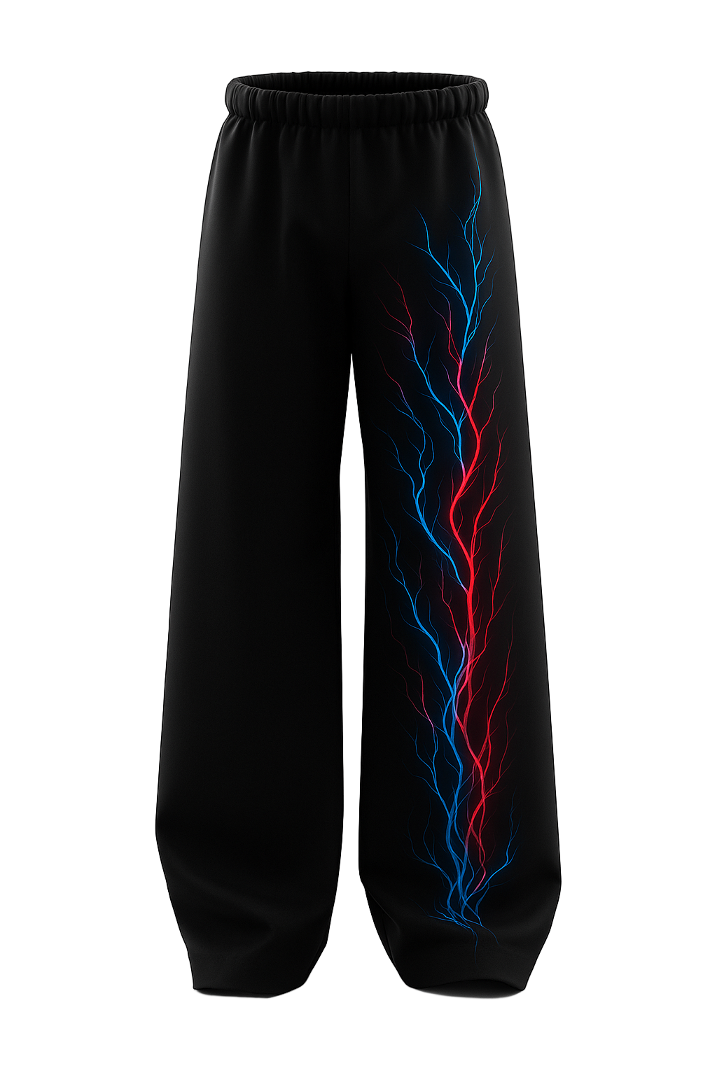 Black Lightning Fusion Baggy Pants