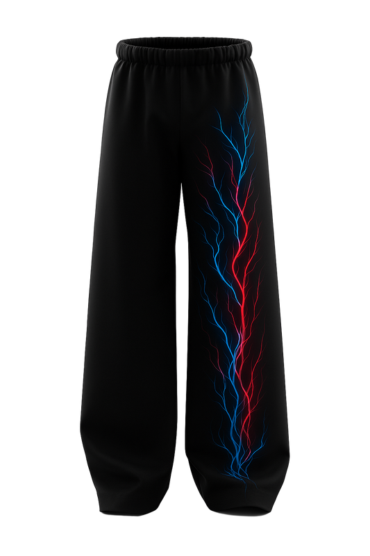Black Lightning Fusion Baggy Pants