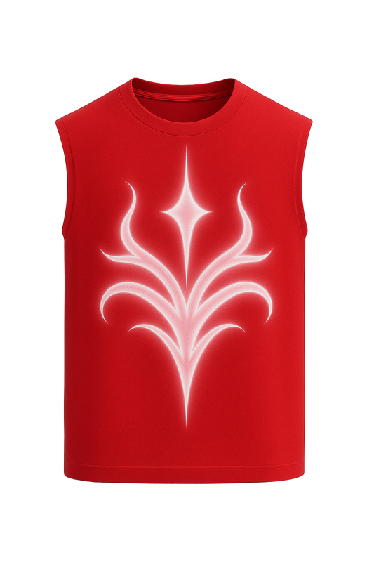 Red Glow Tribal Vest