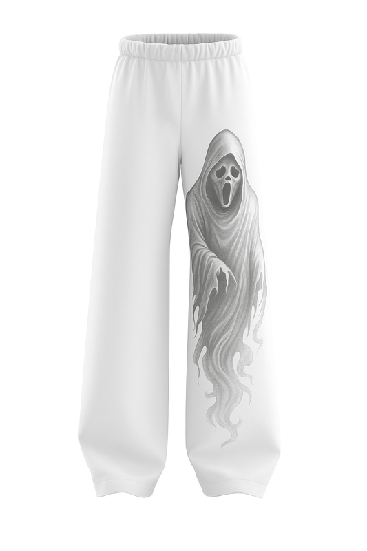 Phantom White Baggy Pants