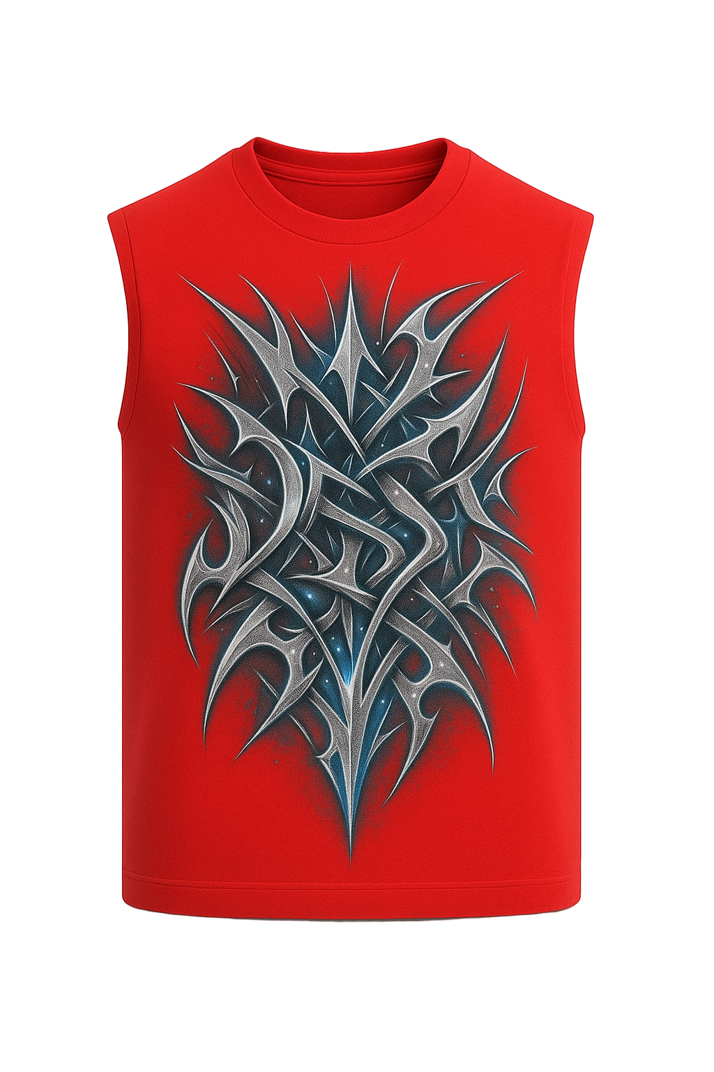 Metallic Abstract Vest